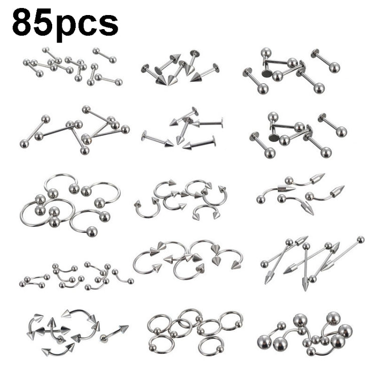 85 Chiếc Trang Sức Xỏ Khuyên Thép Không Gỉ Đinh Môi Đinh Lông Mày Đinh Mũi