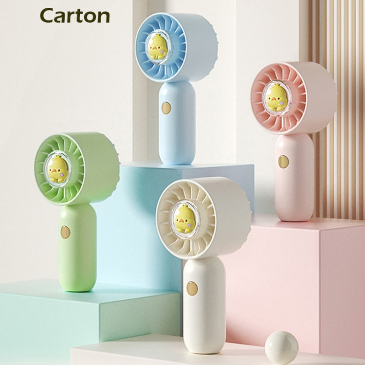 Quạt mini cầm tay nhỏ gọn bỏ túi, vịt hồng, vịt xanh dương, vịt xanh lá, vịt trắng, phiên bản phun sơn hồng, phiên bản phun sơn xanh dương, phiên bản phun sơn xanh lá, phiên bản phun sơn trắng