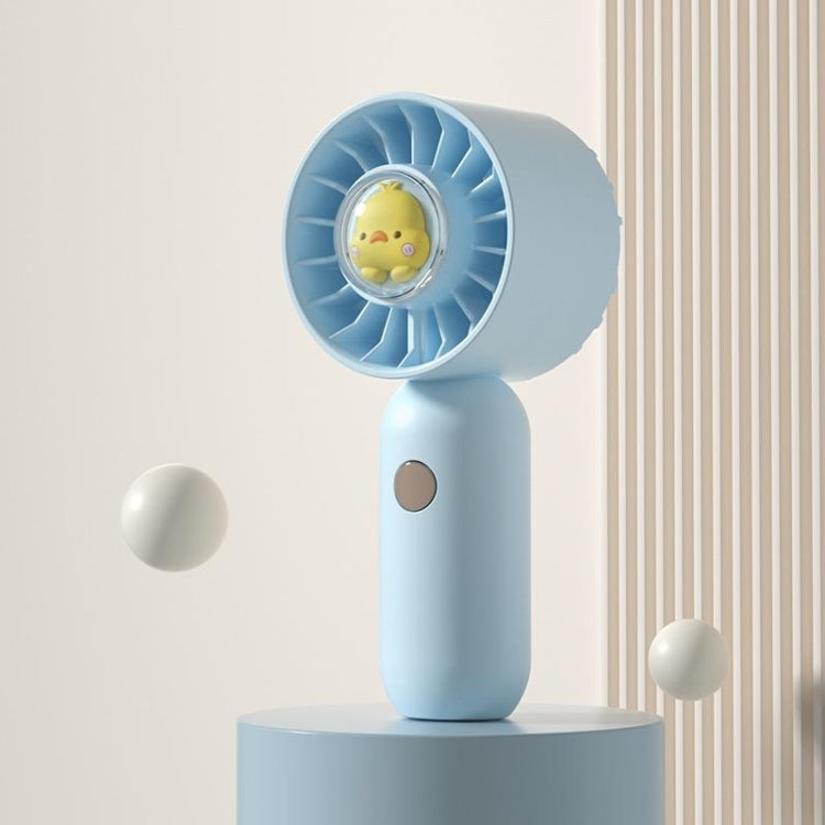 Quạt mini cầm tay nhỏ gọn bỏ túi, vịt hồng, vịt xanh dương, vịt xanh lá, vịt trắng, phiên bản phun sơn hồng, phiên bản phun sơn xanh dương, phiên bản phun sơn xanh lá, phiên bản phun sơn trắng
