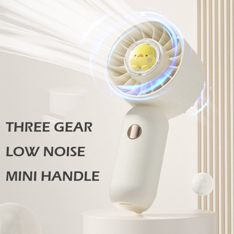 Quạt mini cầm tay nhỏ gọn bỏ túi, vịt hồng, vịt xanh dương, vịt xanh lá, vịt trắng, phiên bản phun sơn hồng, phiên bản phun sơn xanh dương, phiên bản phun sơn xanh lá, phiên bản phun sơn trắng