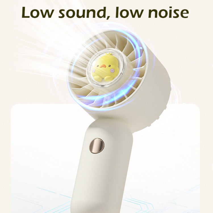 Quạt mini cầm tay nhỏ gọn bỏ túi, vịt hồng, vịt xanh dương, vịt xanh lá, vịt trắng, phiên bản phun sơn hồng, phiên bản phun sơn xanh dương, phiên bản phun sơn xanh lá, phiên bản phun sơn trắng