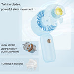 Quạt mini cầm tay nhỏ gọn bỏ túi, vịt hồng, vịt xanh dương, vịt xanh lá, vịt trắng, phiên bản phun sơn hồng, phiên bản phun sơn xanh dương, phiên bản phun sơn xanh lá, phiên bản phun sơn trắng
