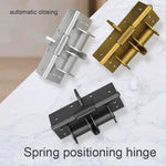 Bản Lề Đóng Cửa Tự Động Đa Năng 4 Inch, Màu Thép Bạc, Đen, Màu Thép Vàng
