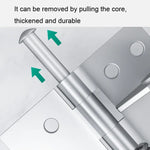 Bản Lề Đóng Cửa Tự Động Đa Năng 4 Inch, Màu Thép Bạc, Đen, Màu Thép Vàng
