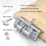 Bản Lề Đóng Cửa Tự Động Đa Năng 4 Inch, Màu Thép Bạc, Đen, Màu Thép Vàng