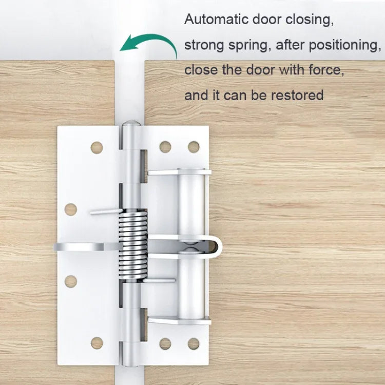 Bản Lề Đóng Cửa Tự Động Đa Năng 4 Inch, Màu Thép Bạc, Đen, Màu Thép Vàng