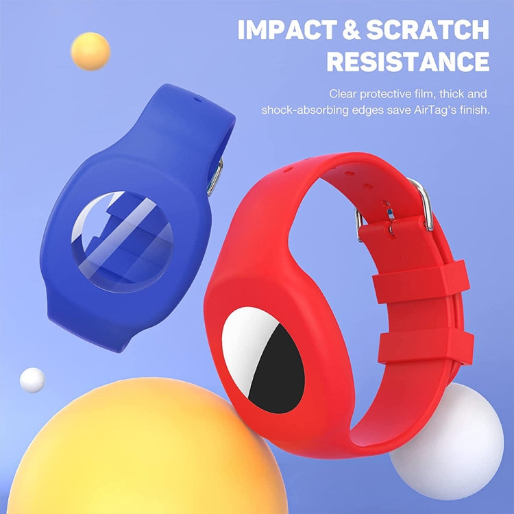 Bao bảo vệ dây đồng hồ trẻ em bằng silicone cho AirTag thế hệ 2 / AirTag thế hệ 1