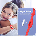 Bao bảo vệ dây đồng hồ trẻ em bằng silicone cho AirTag thế hệ 2 / AirTag thế hệ 1