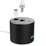 Bộ chuyển đổi sạc USB đế kim loại có đèn LED cho Apple Pencil 1, A48 bạc, A48 đen, A48 vàng hồng