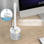 Bộ chuyển đổi sạc USB đế kim loại có đèn LED cho Apple Pencil 1, A48 bạc, A48 đen, A48 vàng hồng