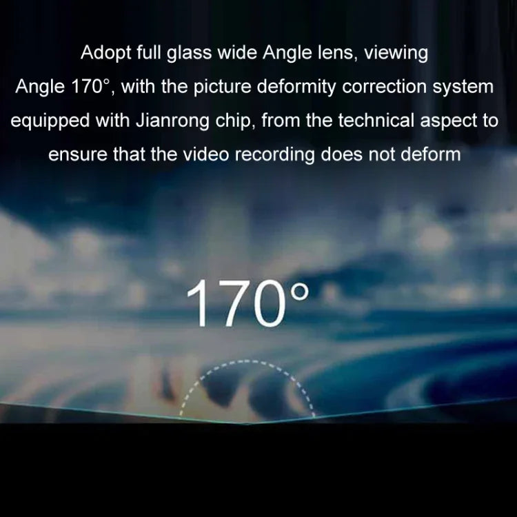 Máy ghi hình lái xe đa ngôn ngữ 3 ống kính video HD 1080P, F10