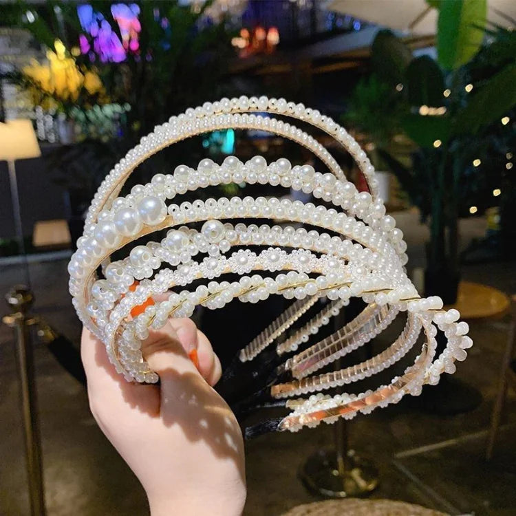 Băng Đô Ngọc Trai Ngọt Ngào Phong Cách Cổ Điển Đa Năng Phụ Kiện Tóc, 1A, 2B, 3C, 4, 5, 6, 7, 8, 9, 10, 11, 12, 13, 14, 15, 16, 17, 18, 19, 20