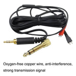 Dây âm thanh tai nghe cho Sennheiser HD25 / HD560 / HD540 / HD480 / HD430 / HD250, ZS0093 trái dài phải ngắn, ZS0093 hai bên tương đương
