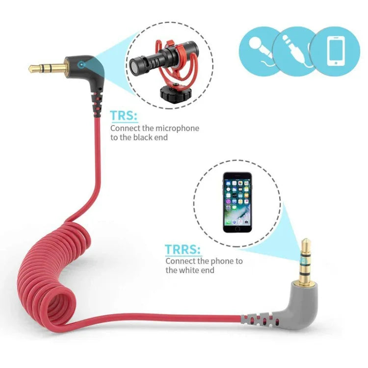 Dây Microphone Lavalier không dây, cho BOYA / RODE SC7 TRS sang TRRS, cho BOYA / RODE SC2 TRS sang TRS