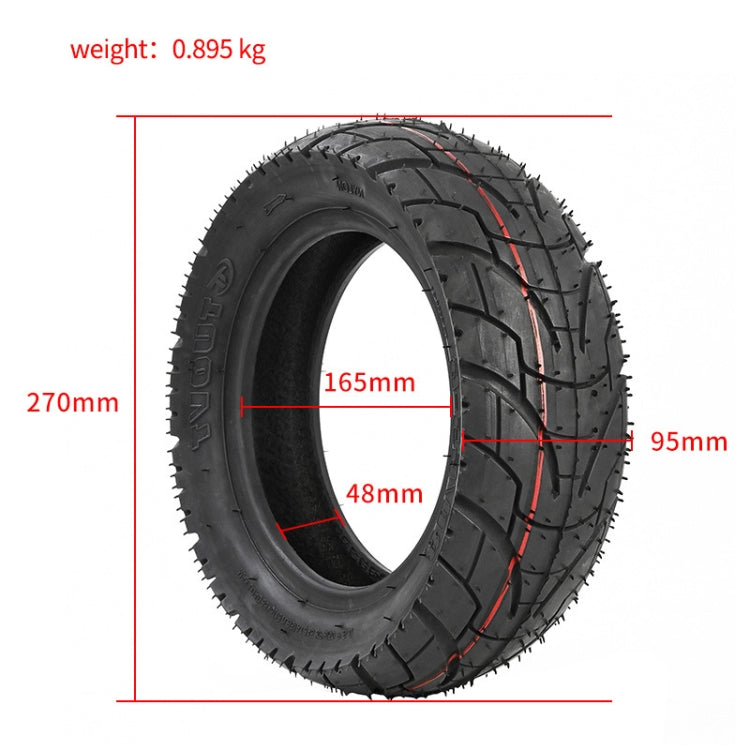 Lốp ngoài chống nổ chân không cho ván trượt điện KUGOO M4 TUOVT 80/65-6.5 10 inch, lốp đường cao tốc, lốp địa hình