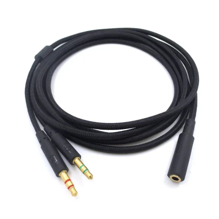 Dây âm thanh 2 trong 1 3.5mm cho Kingston Skyline Alpha Cloud II, ZS0174 màu đen