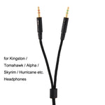 Dây âm thanh 2 trong 1 3.5mm cho Kingston Skyline Alpha Cloud II, ZS0174 màu đen