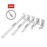 10 cái móc treo trang sức dày 4mm cho tường, móc dây đơn, dài 5cm, 10cm, 15cm, 20cm, 25cm