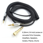 Dây âm thanh tai nghe lò xo cho ATH-M50X / M40X / M70X AUX 2.5mm, ZS0246
