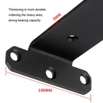 Tấm ngăn kệ sách giá đỡ tam giác dày 5mm, 150mm đen, 200mm đen, 250mm đen, 300mm đen, 150mm trắng, 200mm trắng, 250mm trắng, 300mm trắng