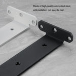 Tấm ngăn kệ sách giá đỡ tam giác dày 5mm, 150mm đen, 200mm đen, 250mm đen, 300mm đen, 150mm trắng, 200mm trắng, 250mm trắng, 300mm trắng