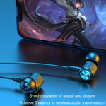 Tai nghe Bluetooth thể thao đeo cổ không dây pin lâu, Stereo hai bên