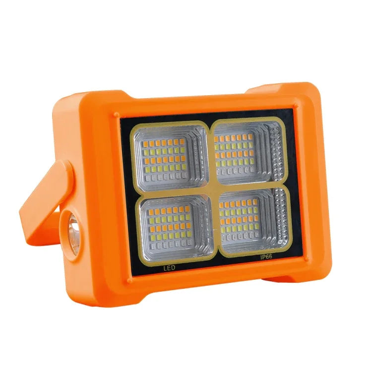 Đèn pha năng lượng mặt trời di động, đèn pin chiếu sáng khẩn cấp, 144 đèn LED