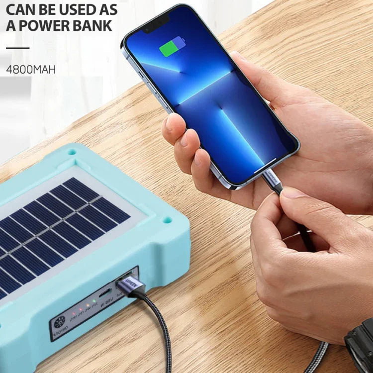 Đèn pha năng lượng mặt trời di động, đèn pin chiếu sáng khẩn cấp, 144 đèn LED