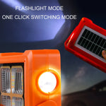 Đèn pha năng lượng mặt trời di động, đèn pin chiếu sáng khẩn cấp, 144 đèn LED