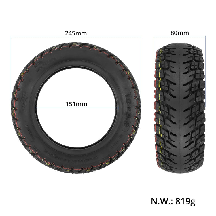 Lốp không săm dày 10 x 3.0 10 inch cho xe scooter điện địa hình Ulip Dualtron Zero 10X, Kaabo Wolf Warrior, Kaabo Mantis 10, không có van, có van