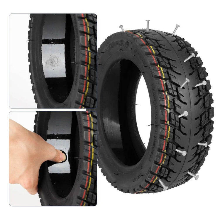 Lốp không săm dày 10 x 3.0 10 inch cho xe scooter điện địa hình Ulip Dualtron Zero 10X, Kaabo Wolf Warrior, Kaabo Mantis 10, không có van, có van