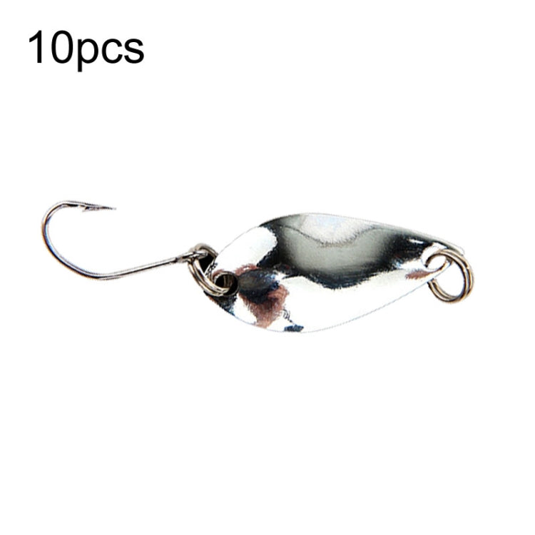 Mồi câu giả loại thìa móc đơn hình miệng ngựa, sequin dưa hấu, 10 cái 5g, 10 cái 3.5g, 10 cái 2.5g, 10 cái 2g lưới, 10 cái 2g bướm