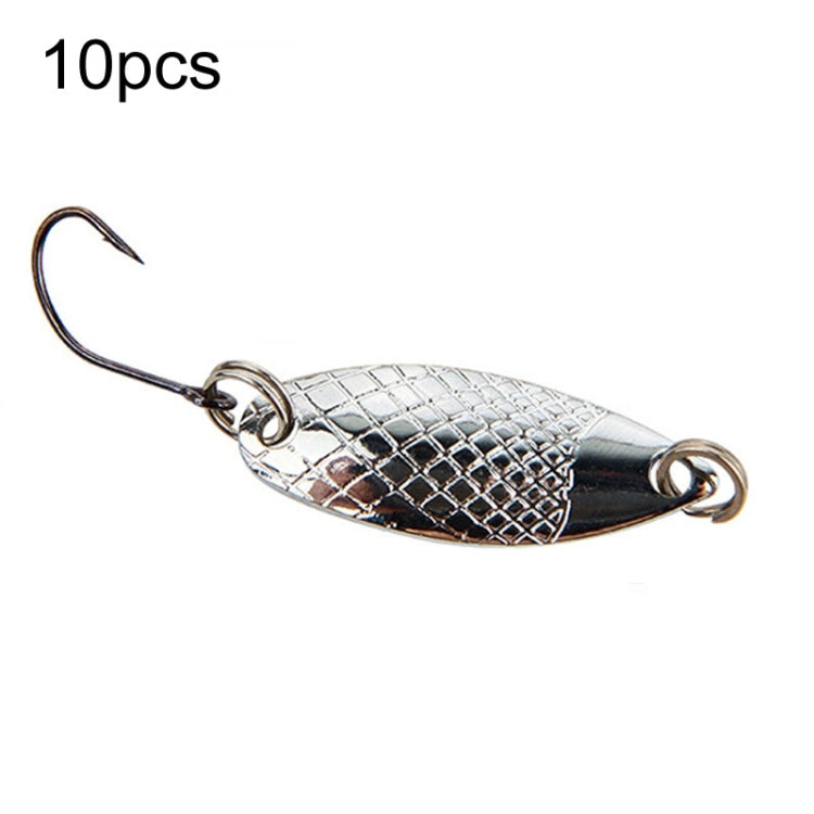 Mồi câu giả loại thìa móc đơn hình miệng ngựa, sequin dưa hấu, 10 cái 5g, 10 cái 3.5g, 10 cái 2.5g, 10 cái 2g lưới, 10 cái 2g bướm