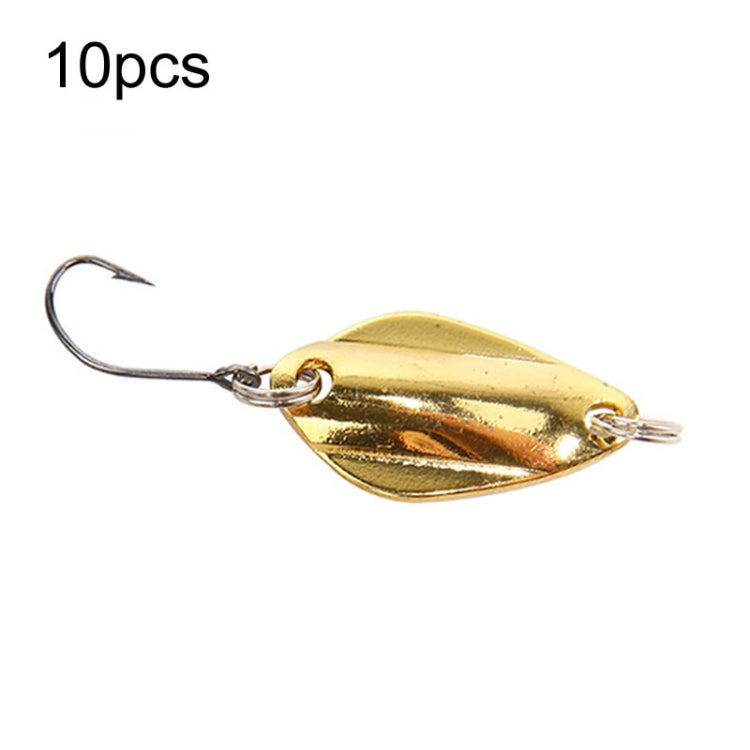 Mồi câu giả loại thìa móc đơn hình miệng ngựa, sequin dưa hấu, 10 cái 5g, 10 cái 3.5g, 10 cái 2.5g, 10 cái 2g lưới, 10 cái 2g bướm