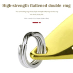 Mồi câu giả loại thìa móc đơn hình miệng ngựa, sequin dưa hấu, 10 cái 5g, 10 cái 3.5g, 10 cái 2.5g, 10 cái 2g lưới, 10 cái 2g bướm