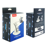 iplay HBP-253 Đế sạc đôi không dây cho tay cầm chơi game PS5, giá đỡ đặt, HBP-253 (Trắng), HBP-253 (Đen)