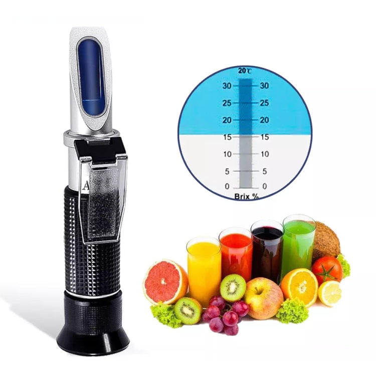 Máy đo đường quả cầm tay Refractometer Brix 0-32, RF001BX kèm hộp nhựa