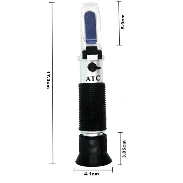 Máy đo đường quả cầm tay Refractometer Brix 0-32, RF001BX kèm hộp nhựa