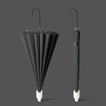 Ô Tự Động 16 Xương Tay Cầm Dài Dùng Đôi Che Nắng Và Che Mưa, Có Bao Chống Thấm Màu Be, Có Bao Chống Thấm Màu Đen, Có Bao Chống Thấm Màu Tím, Có Bao Chống Thấm Màu Xanh Lá, Có Bao Chống Thấm Màu Trắng, Có Bao Chống Thấm Màu Matcha