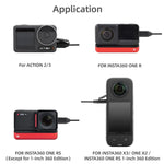 Microphone cổ Sunnylife MC490 ghi âm chuyển động cho camera, dành cho DJI Action3/2, Insta360 ONE RS, Insta360 ONE X2/X3/1 inch 360 Edition