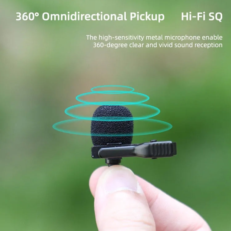 Microphone cổ Sunnylife MC490 ghi âm chuyển động cho camera, dành cho DJI Action3/2, Insta360 ONE RS, Insta360 ONE X2/X3/1 inch 360 Edition