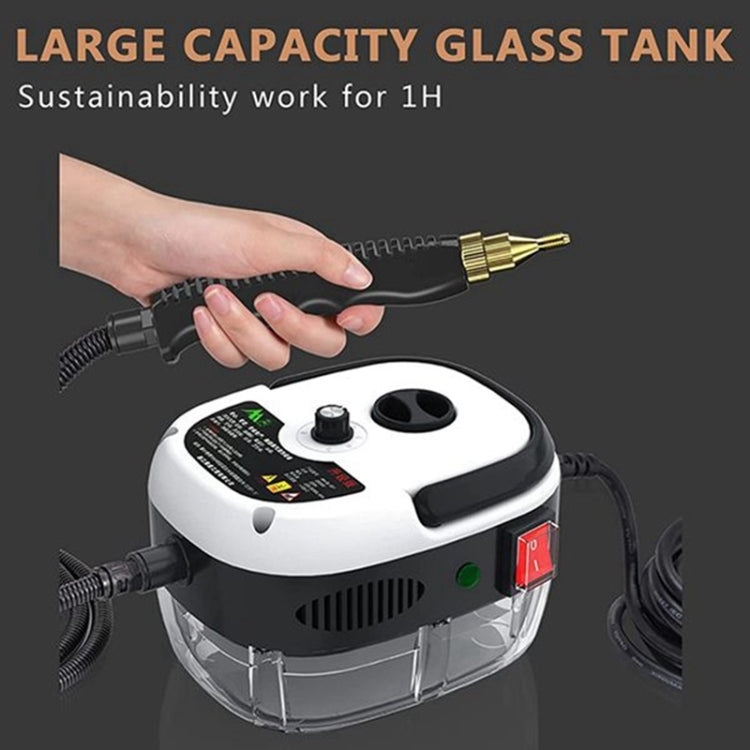 Máy làm sạch bằng hơi nước áp suất cao và nhiệt độ cao 2500W cho bếp, phòng tắm, đồ nội thất, màu trắng, phích cắm UK 220V