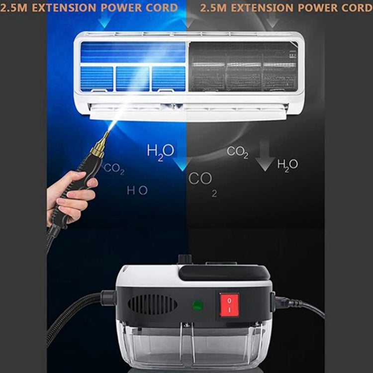 Máy làm sạch bằng hơi nước áp suất cao và nhiệt độ cao 2500W cho bếp, phòng tắm, đồ nội thất, màu trắng, phích cắm UK 220V