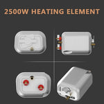 Máy làm sạch bằng hơi nước áp suất cao và nhiệt độ cao 2500W cho bếp, phòng tắm, đồ nội thất, màu trắng, phích cắm UK 220V