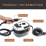 Máy làm sạch bằng hơi nước áp suất cao và nhiệt độ cao 2500W cho bếp, phòng tắm, đồ nội thất, màu trắng, phích cắm UK 220V