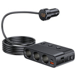 Car Cigarette Lighter USB3.0/PD Interface 127W Car Charger