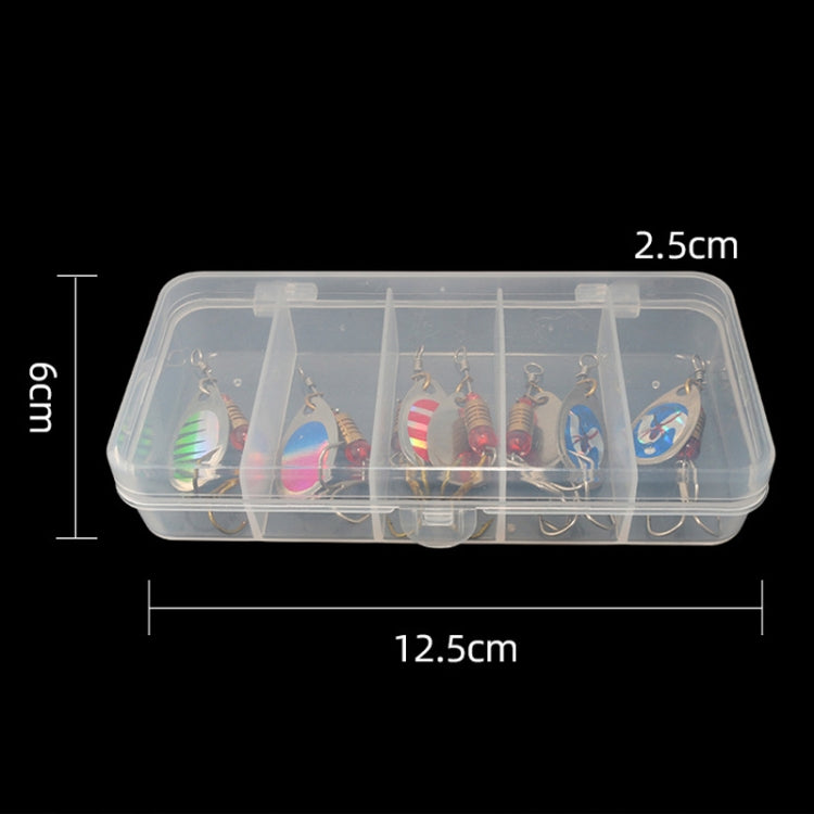 Bộ mồi câu giả sequin Roadrunner, giao màu ngẫu nhiên, 5 cái, 10 cái