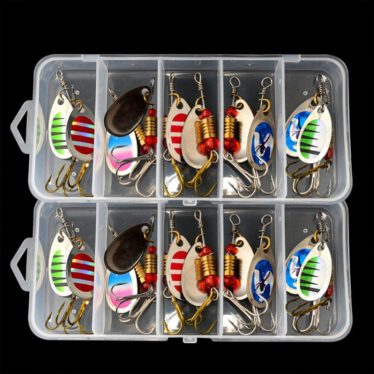 Bộ mồi câu giả sequin Roadrunner, giao màu ngẫu nhiên, 5 cái, 10 cái