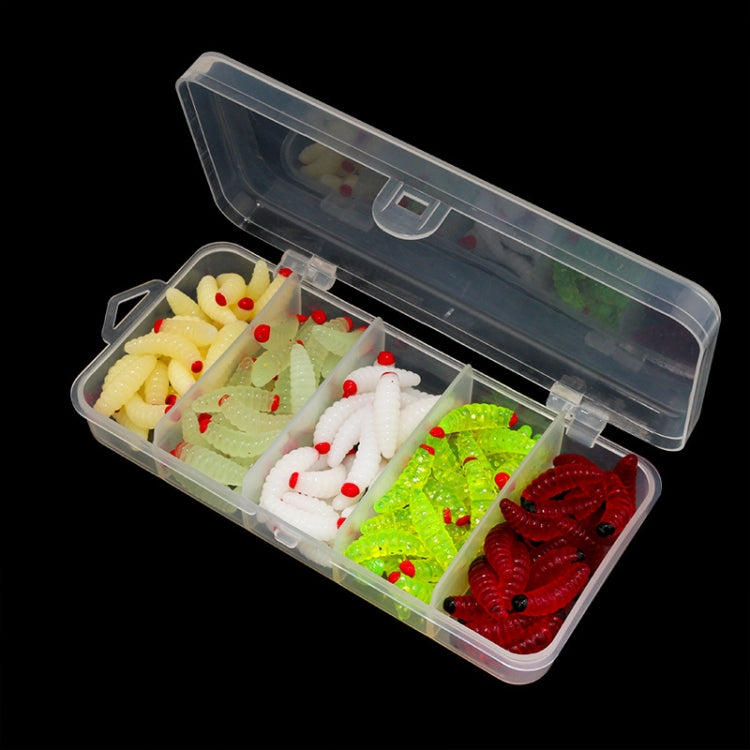 Bộ mồi câu giả giun bánh mì đầu đỏ 100 cái, 100 cái