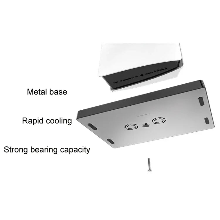 iplay Đế sạc quạt làm mát tay cầm chơi game PS5 kèm giá đỡ đĩa, HBP-271